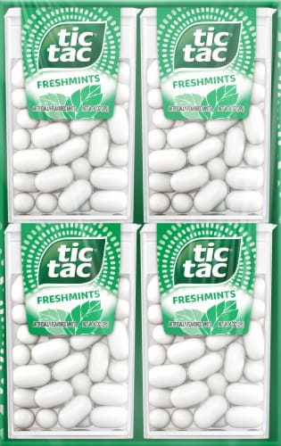 Tic Tac® Freshmints Fresh Breath Mints Hard Candy Packs Perspective: top