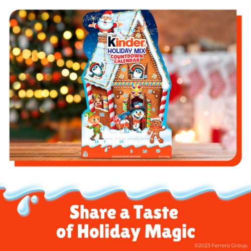 Kinder Holiday Advent Calendar Individually Wrapped Pieces Chocolatey  Candy, 7.1 oz - Kroger