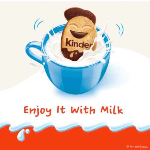 Kinder Kinderini Cookies, 20 Count, Shortbread Cookies, 8.8 oz Bag Perspective: top