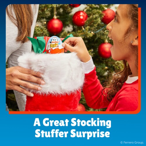 Kinder Joy Eggs, Treat Plus Toy, Sweet Creams and Crispy Chocolatey Bites, Individually Wrapped Perspective: top