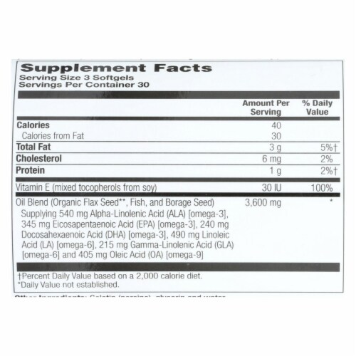 Nature's Life - Total Efa 1200 Mg - 1 Each-90 SGEL Perspective: top