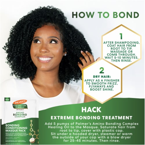 Palmer's® Coconut Oil Formula® Amino Bonding Complex Pack Perspective: top