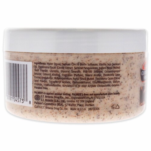 Cocoa Butter Formula With Vitamin E Body Scrub by Palmers for Unisex - 7.0 oz Scrub Perspective: top