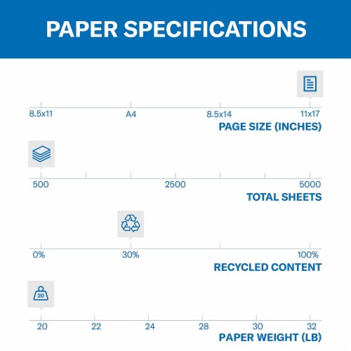 Hammermill® PAPER,BE,11X17,RM 102137 Perspective: top