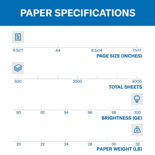 Hammermill Paper for Color Copy & Multipurpose Paper 102630 Perspective: top