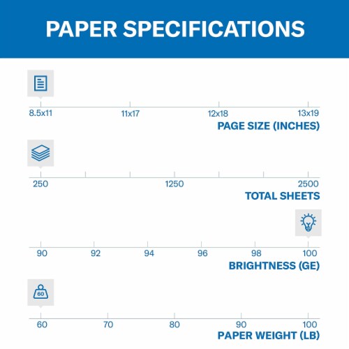 Hammermill® PAPER,COVER60#8.5X11,WE 12254-9 Perspective: top
