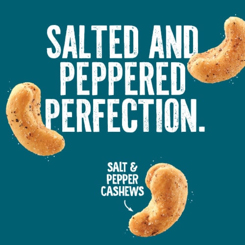 Emerald® Salt & Pepper Cashews Perspective: top