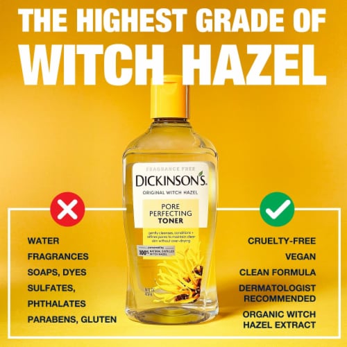 Dickinson's® Original Witch Hazel Pore Perfecting Toner Perspective: top