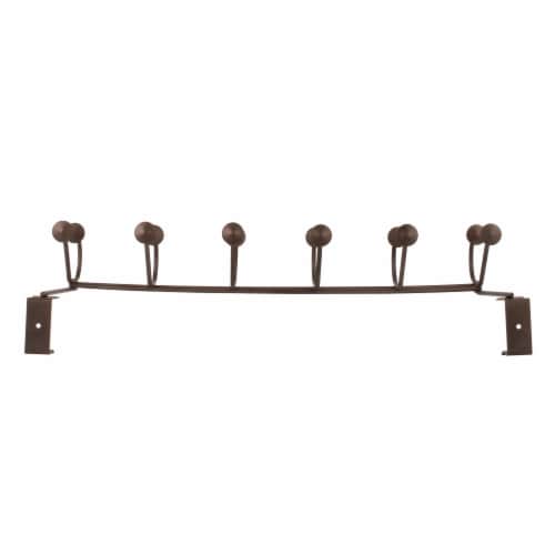 Spectrum Windsor Coat Hook Rack - Bronze Perspective: top