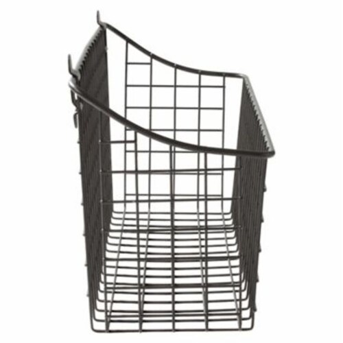 Spectrum Vintage Cabinet and Wall Mount Basket - Industrial Gray Perspective: top