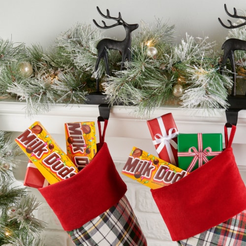 MILK DUDS Chocolate and Caramel Candy Christmas Box Perspective: top