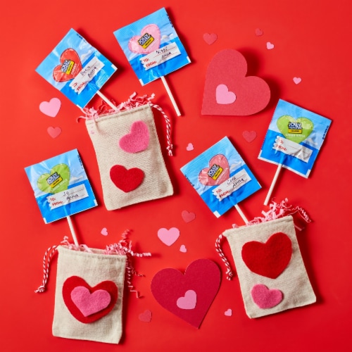 Jolly Rancher Valentine's Lollipops Assortment Perspective: top
