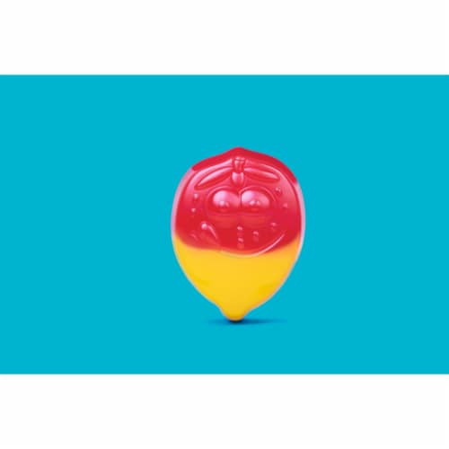 JOLLY RANCHER MISFITS 2-in-1 Assorted Fruit Flavored Gummies Candy Resealable Bag Perspective: top