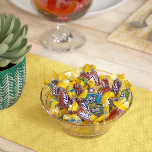 JOLLY RANCHER Assorted Fruit Flavors Christmas Hard Candy Resealable Bag Perspective: top