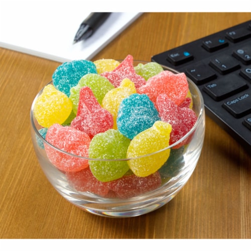 JOLLY RANCHER Sour Gummies Assorted Fruit Flavored Candy Bag Perspective: top