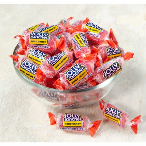 Jolly Rancher Cinnamon Fire Hard Candy Perspective: top