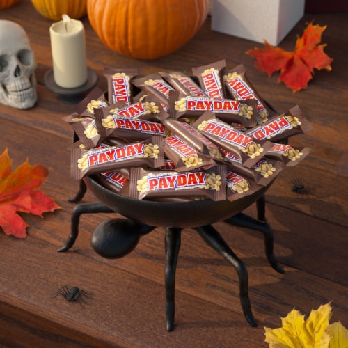 PAYDAY Chocolate Covered Peanut Caramel Snack Size Halloween Candy