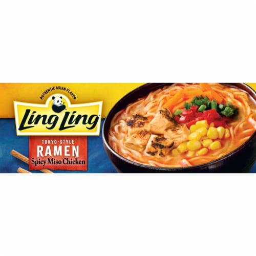 Ling Ling® Spicy Miso Chicken Ramen Perspective: top