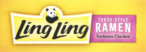 Ling Ling Tonkotsu Chicken Tokyo Style Ramen Frozen Meal Perspective: top