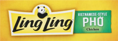 Ling Ling Grilled Chicken Vietnamese Style Pho Frozen Meal Perspective: top