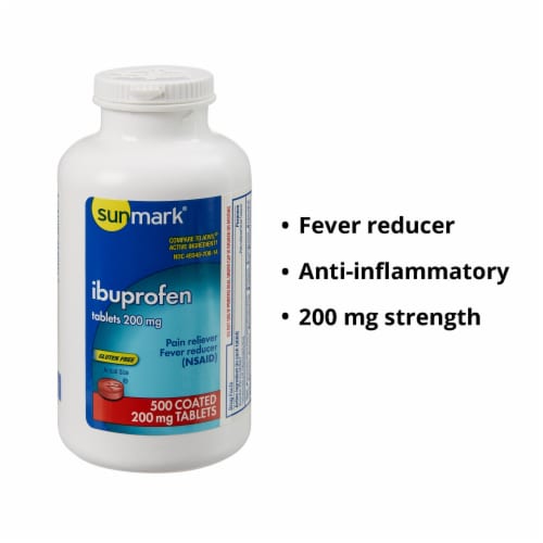 Sunmark® Ibuprofen Tablets Perspective: top