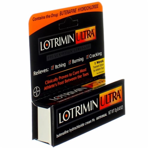 Lotrimin Ultra Antifungal Athlete's Foot Cream Perspective: top