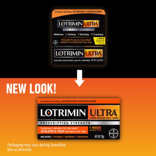 Lotrimin Ultra® Prescription Strength 1 Week Athlete's Foot Cream Treatment Perspective: top