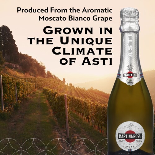 MARTINI & ROSSI® Asti Sparkling Wine Perspective: top