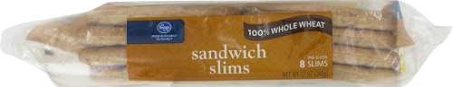 Kroger® 100% Whole Wheat Sandwich Slims Perspective: top