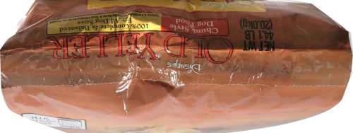 Old Yeller Chunk Style Dog Food Perspective: top