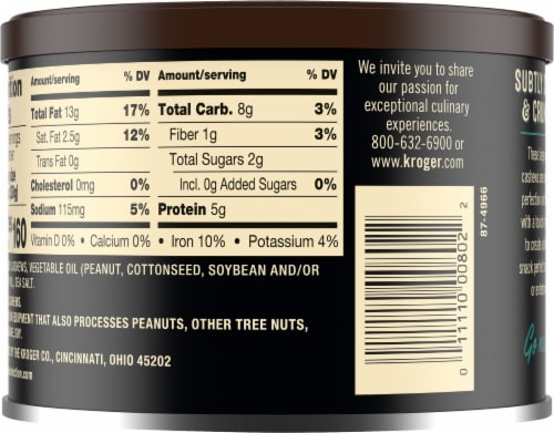 Private Selection® Salted Whole Cashews Perspective: top