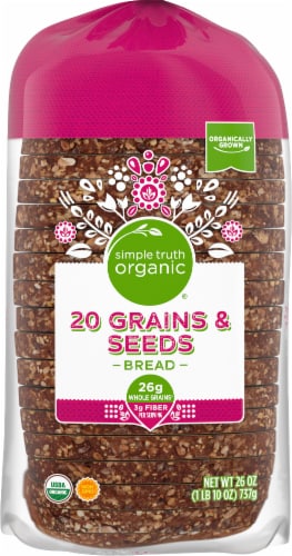 Simple Truth Organic® 21 Grains & Seeds Bread Perspective: top