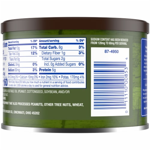 Kroger® Whole Lightly Salted Cashews Perspective: top