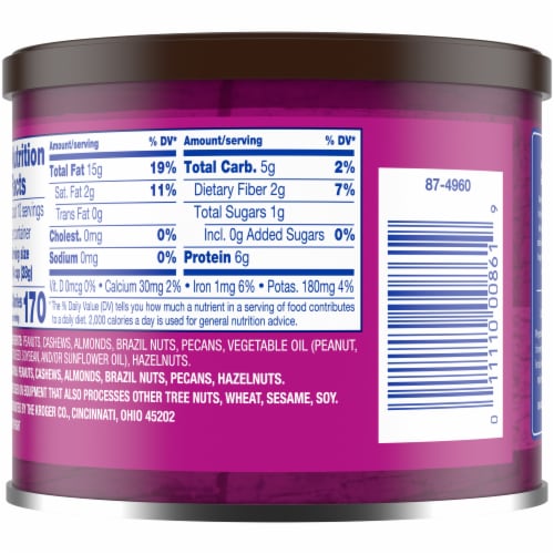 Kroger® Unsalted Mixed Nuts Perspective: top