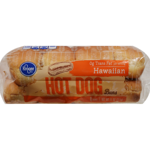 Kroger® Hawaiian Hot Dog Buns Perspective: top