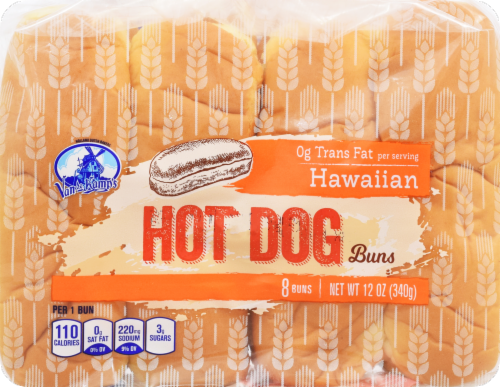 Van De Kamp's Buns Hot Dog Hawaii Perspective: top