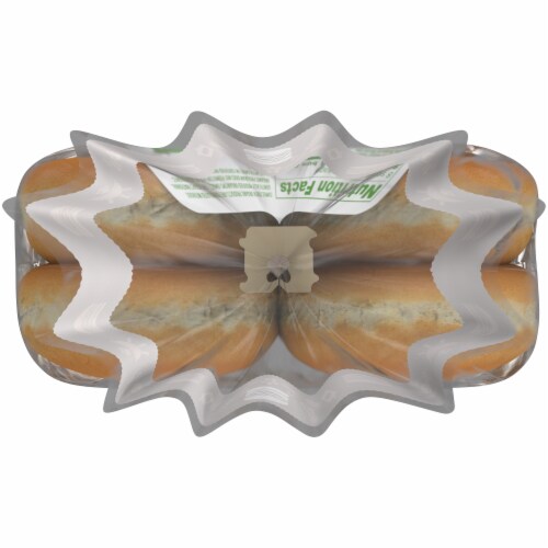 Simple Truth Organic™ Whole Grain Wheat Hamburger Buns Perspective: top