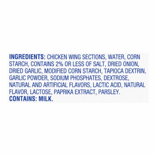 Kroger® Frozen Fully Cooked Garlic Parmesan Flavored Chicken Wings Perspective: top