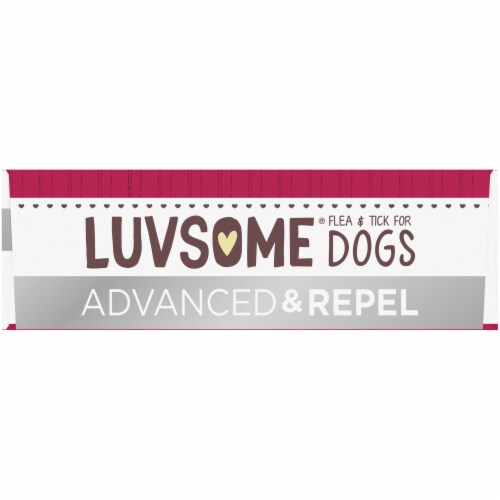 Luvsome Advanced + Repel Flea & Tick Drops Perspective: top