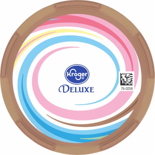 Kroger® Deluxe Rocky Road Ice Cream Pint Perspective: top