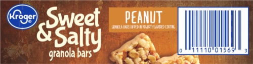 Kroger® Sweet & Salty Peanut Granola Bars Perspective: top