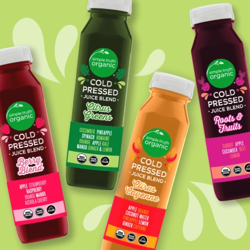 Simple Truth Organic® Citrus Cayenne Cold Pressed Juice Blend Perspective: top