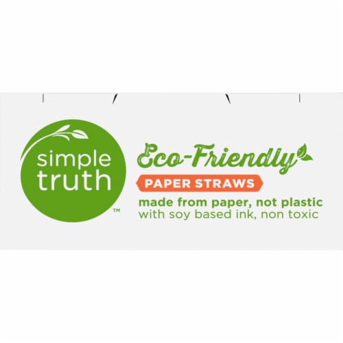 Simple Truth™ Eco Friendly Paper Straws Perspective: top