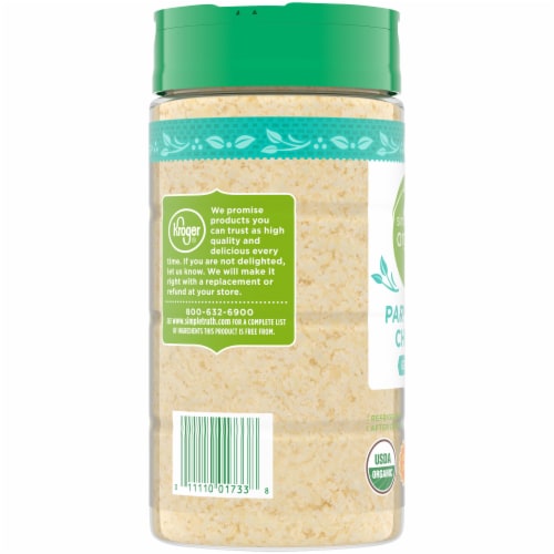 Simple Truth Organic® Parmesan Grated Cheese Perspective: top