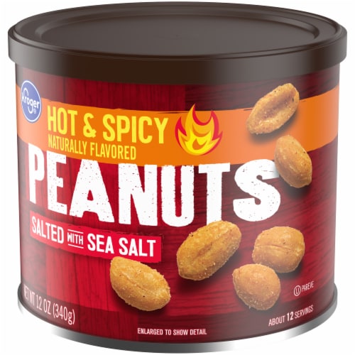 Kroger® Salted Hot & Spicy Peanuts Perspective: top