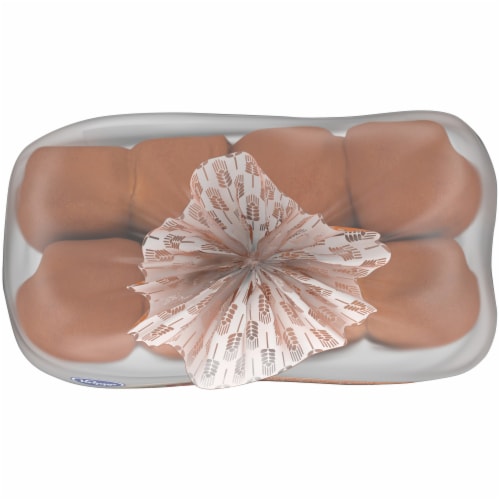 Kroger® Rich 'N Honey Hot Dog Buns 8 ct Perspective: top