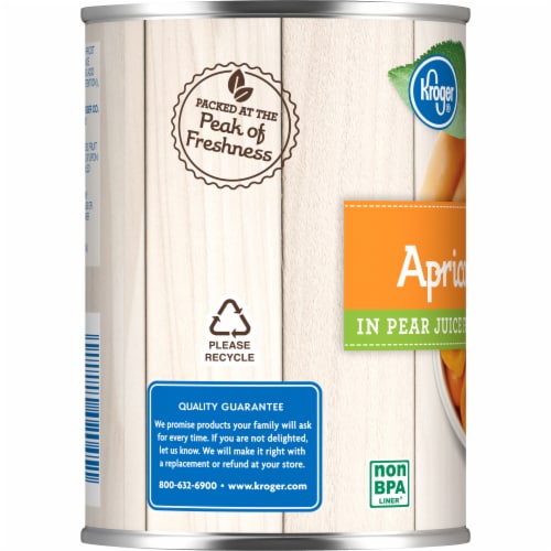 Kroger® Canned Apricot Halves in Pear Juice Perspective: top