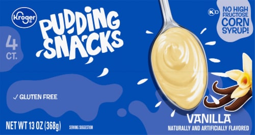 Kroger® Vanilla Pudding Snacks Perspective: top