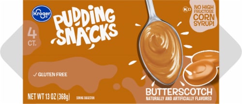 Kroger® Butterscotch Pudding Snacks Perspective: top