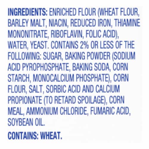 Kroger® Sourdough English Muffins Perspective: top